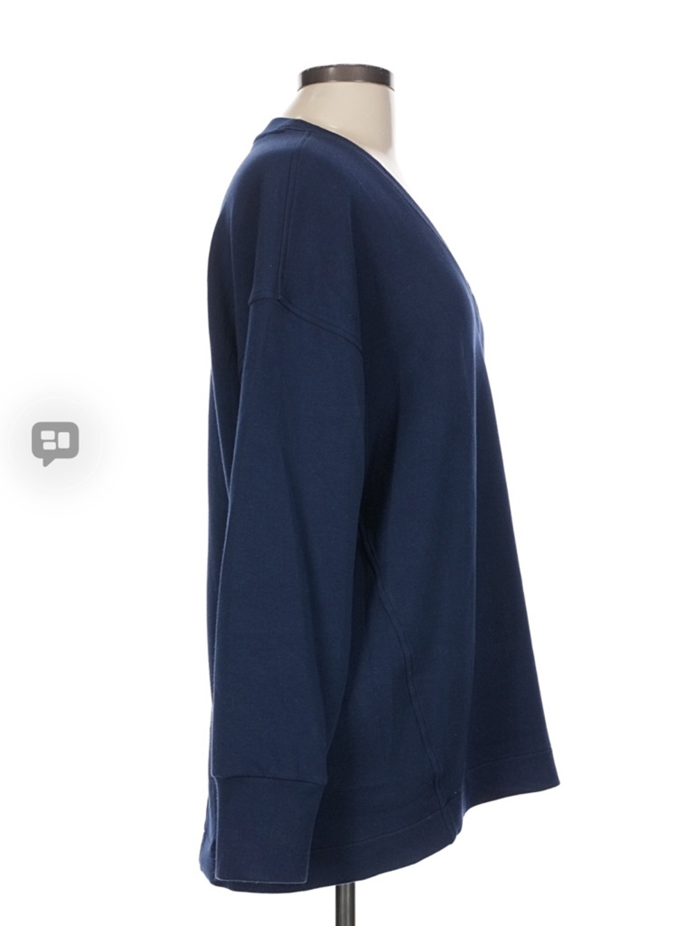 SPANX Navy Air Essentials V-Neck Tunic - Picture 4 of 7